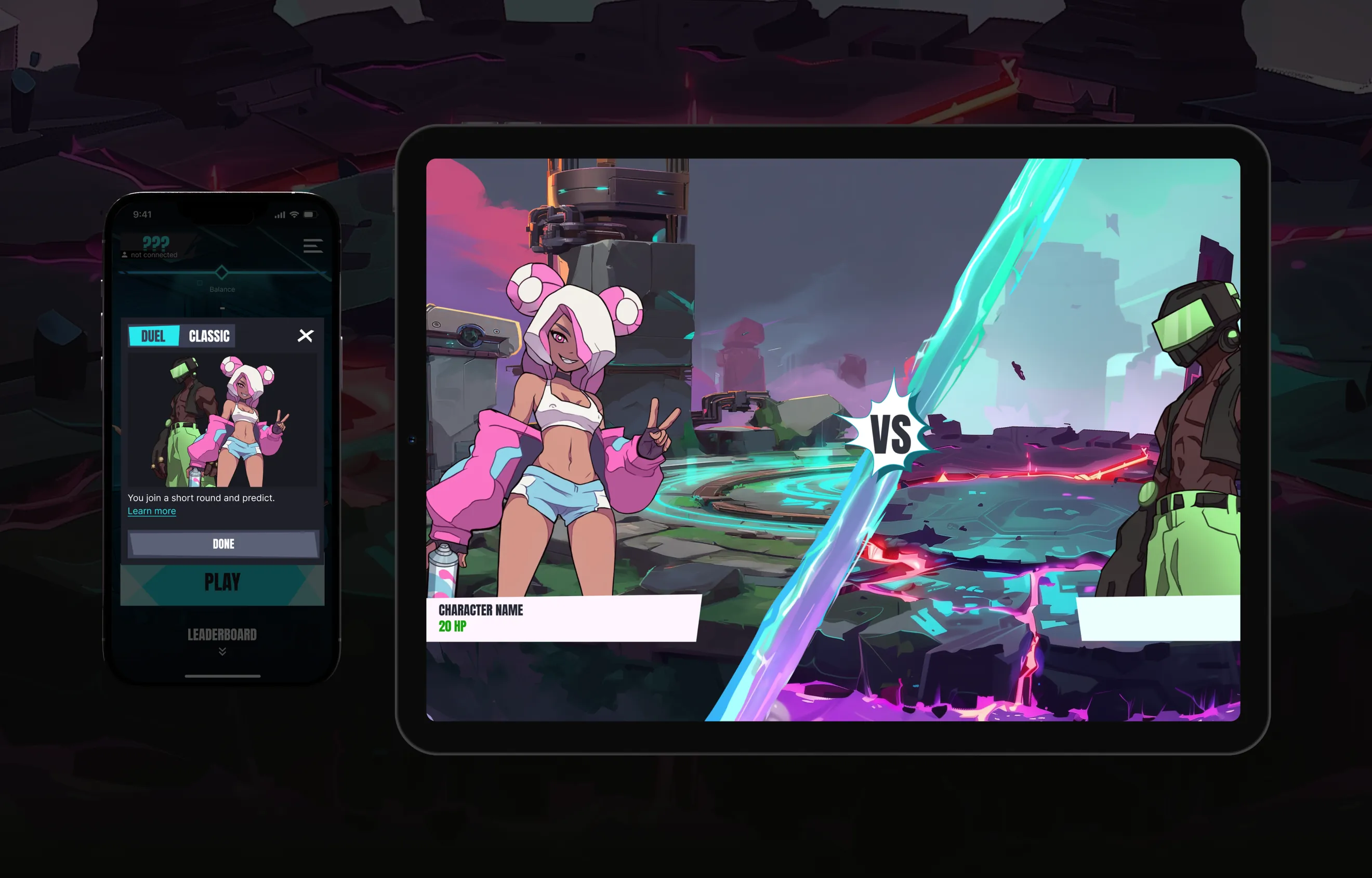 Predictrum PvP round screens, 3 of 3