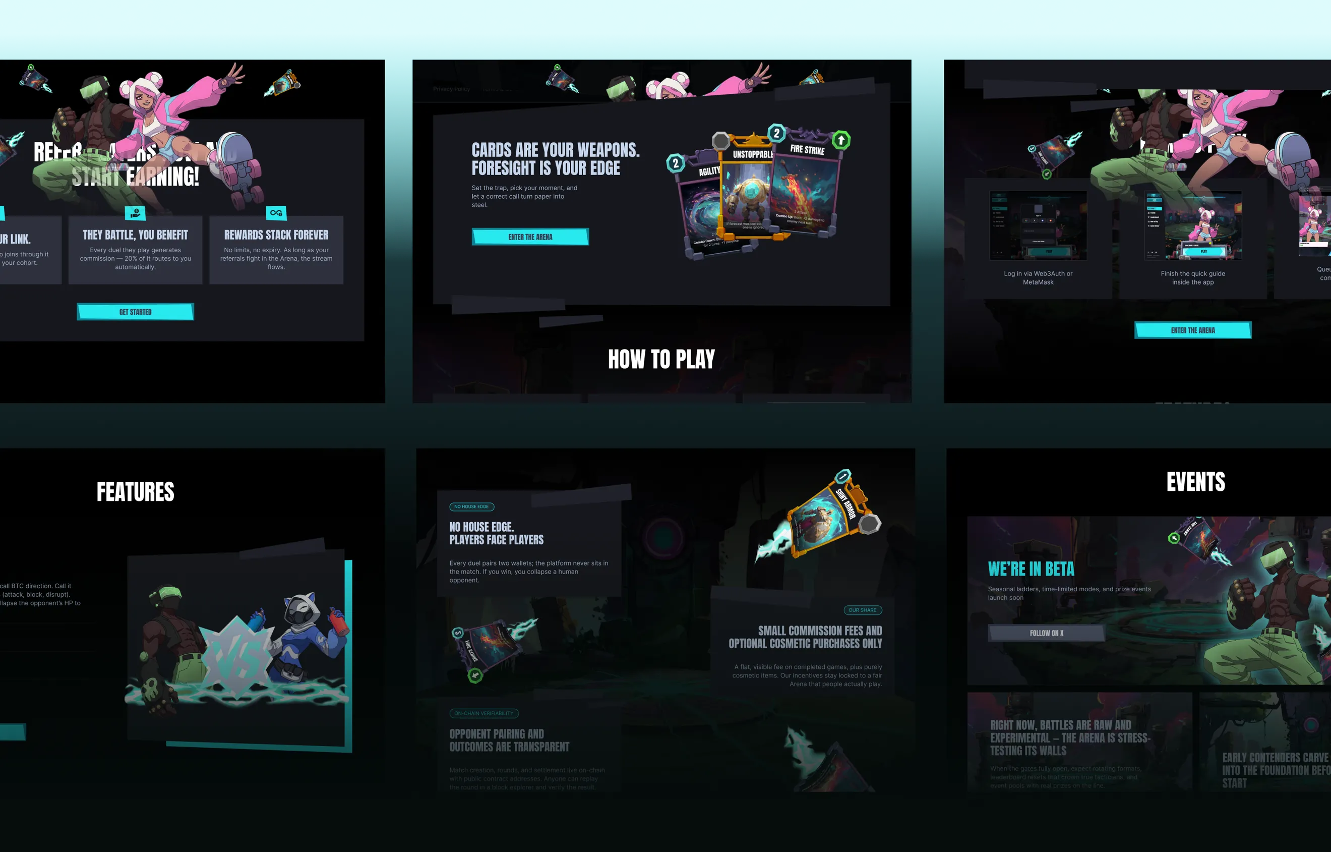 Predictrum landing page, 2 of 3